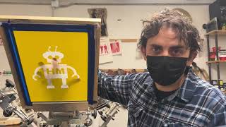 Using Adhesive Vinyl to Make a Silkscreen