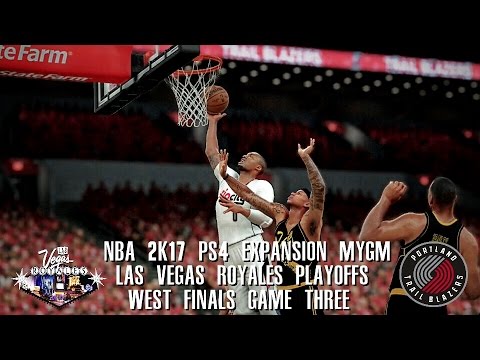 NBA 2K17 PS4 Las Vegas Expansion MYGM Playoffs WCFG3 - DID WE ACTUALLY LOSE!? (EP.36)