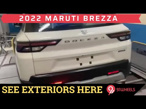 See the 2022 Maruti Vitara Brezza : White color top model ZXi+ || Review out soon on 91Wheels