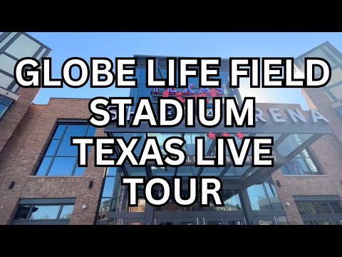 Texas Rangers Globe Life Field Stadium - Texas Live Area Tour & Parking to Stadium Walk Around