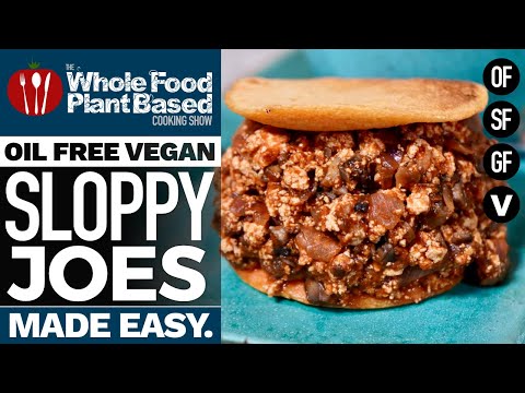 VEGAN SLOPPY JOES SANDWICH » oil-free, refined sugar-free, gluten-free & loaded with flavor!