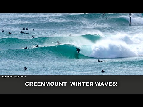TODAY! Surfing Greenmount! Great Session, Clean Mid Morning Winter Waves! Monday 15th June 2026