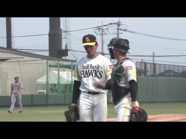 【ファーム】今日も完璧な投球!! ホークス・前田悠伍 5回2安打5奪三振無失点の好投!! 2025年7月3日 福岡ソフトバンクホークス 対 阪神タイガース