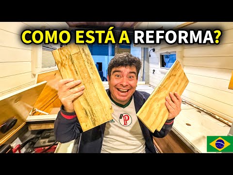 PRIMEIRAS MUDANÇAS DO MOTORHOME 😱
