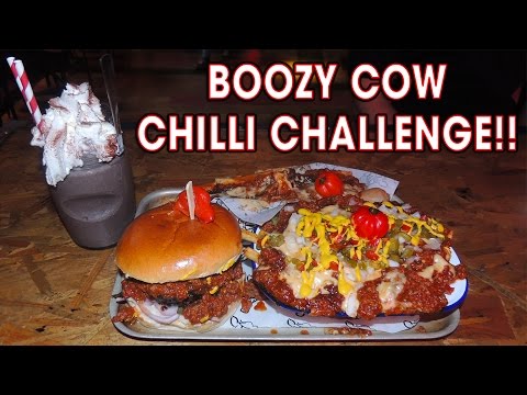 BOOZY COW'S SPICY CHILLI CHALLENGE!! Video
