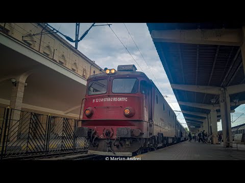 EA 768, a depoului CFR Iasi, părăsind stația CFR Iasi cu R 6443, Iasi-Bacau (05.05.2023)