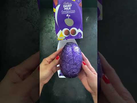 Cadbury Dairy Milk buttons Easter eggs #cadbury #chocolate #youtubeshorts #shortsvideo #shorts