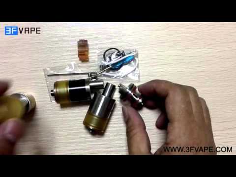 Haze Dripper Tank RTA Clone with PEI Tank Unboxing - 3FVAPE.COM