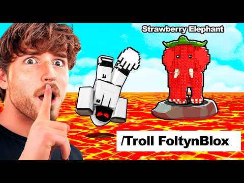 Trolling FOLTYN With ADMIN COMMANDS in Survive Lava For Brainrots..
