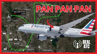 PAN-PAN! American Airlines 787 Engine Overheat - Emergency Return to Dallas! [AA1662]