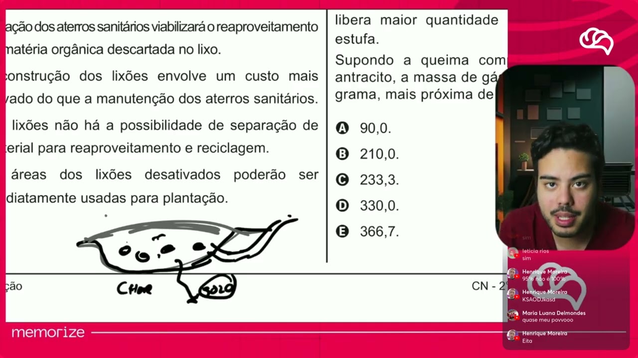 Resolução em Vídeo — Questão 133 ENEM 2020 PPL