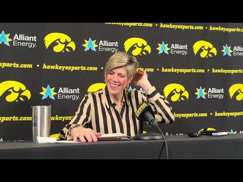 Iowa Women’s Basketball: Jan Jensen speaks following win over No. 12 Ohio State 