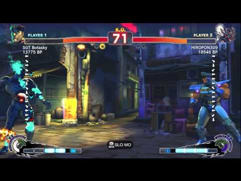 HIROPON309 [Seth] vs SGT Botasky [Bison] SSF4 Japanese Online Ranked Matches - TRUE-HD