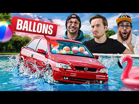 Faire flotter une voiture avec des ballons : C'EST POSSIBLE ?