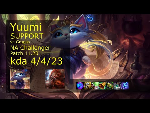 Yuumi Support & Miss Fortune vs Gragas & Seraphine - NA Challenger 4/4/23 Patch 11.20 Gameplay
