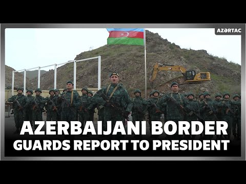 Azerbaijan holds flag hoisting ceremony at checkpoint on border with Armenia