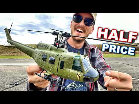 Greatest Scale Military RC Helicopter Only $250 - Eachine E190 HUEY Heli