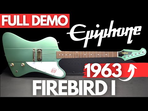 Epiphone "Inspired by Gibson Custom" '63 Firebird I 2024 - Present - Heather Poly W/OHSC image 11