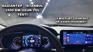 Egea İle 1400 KM Yol Yapmak | 1.6 Multijet 130HP DCT | Ne Kadar Ekonomik? | Loun