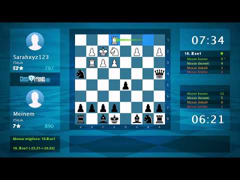 Chess Game Analysis: Sarahxyz123 - Meinem : 0-1 (By ChessFriends.com)