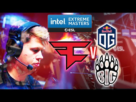 FaZe vs OG & BIG VOICE COMMS in IEM Group Stages! (CSGO Pro Voice Comms!)
