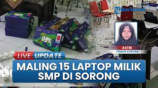 15 Laptop di SMP Yapis Teminabuang Sorong Digasak Maling, Pelaku Tinggalkan Tulisan di Tembok Kantor