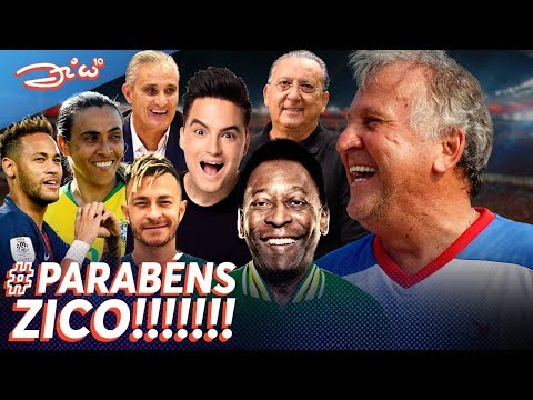 ZICO 66 anos: Pelé, Marta, Neymar e outros craques emocionam o Galinho | Canal Zico 10