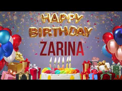 Zarina - Happy Birthday Zarina