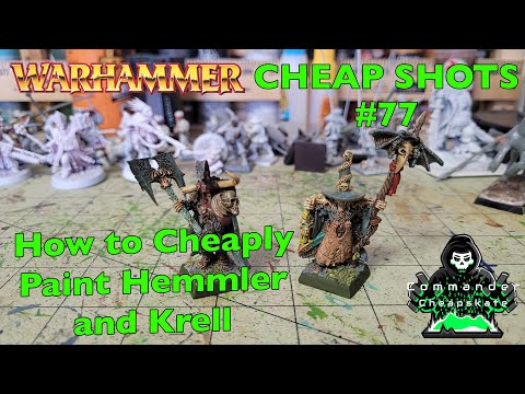 How to Paint Heinrich Kemmler and Krell for Warhammer Fantasy:  Cheap Shots #78