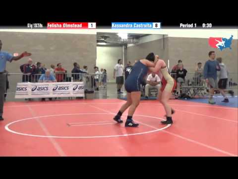 FILA Junior 63 kg / 138.75 lbs. - Felisha Olmstead vs. Kassandra Castruita