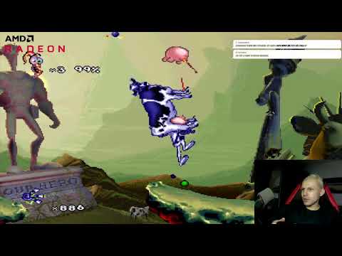 Earth worm Jim 2 PS1 rus longplay