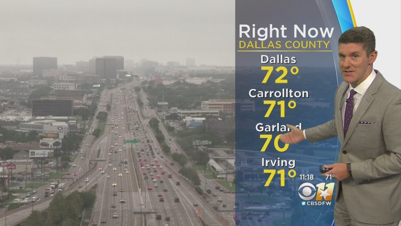 Gloomy, Murky Tuesday With Isolated Thunderstorms