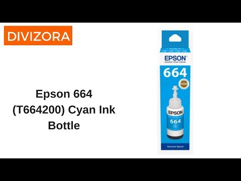 Epson 664 (C13T664298) Cyan Ink Bottle