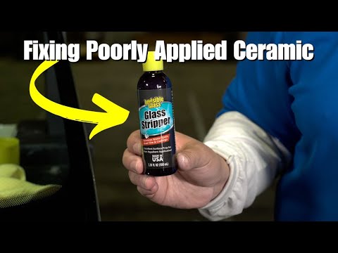 Ceramic Coating Disaster! How To Fix A Botched Job With Glass Stripper