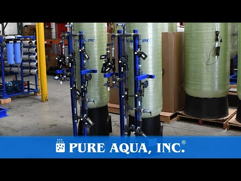 Commercial Dual Bed Deionizer 14 GPM | New York | www.pureaqua.com