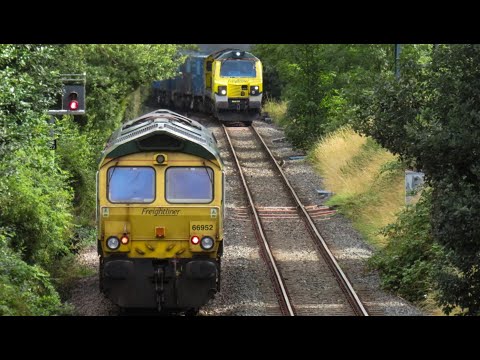 Freightliner Class 70 No. 70015 on 6F33 Bredbury - Runcorn Folly Lane on 30.07.20 - HD