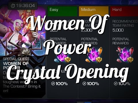 Ultimate Women Of Power Crystal Opening! | Marvel Contest of Champions