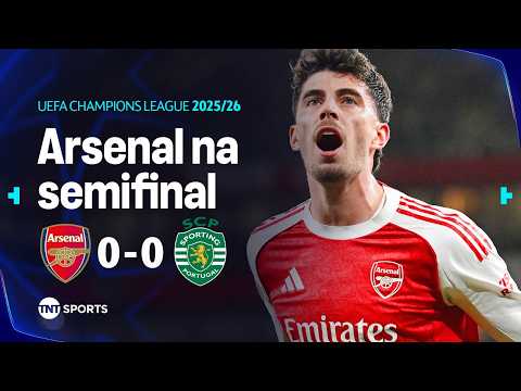 Gols e lances de Arsenal x Sporting