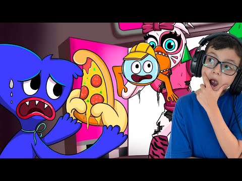 HUGGY WUGGY SÓ QUER COMER UMA PIZZA! Family Plays