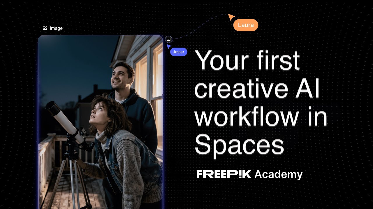 Build your first creative AI workflow in Spaces | Freepik Academy - YouTube