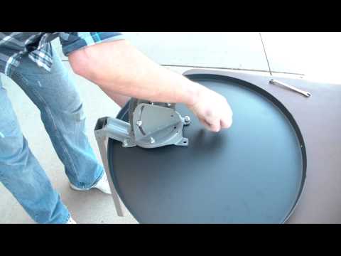3. Control Arm & Reflector Assembly - TR-6100 Winegard Portable Satellite Dish & Tripod Kit