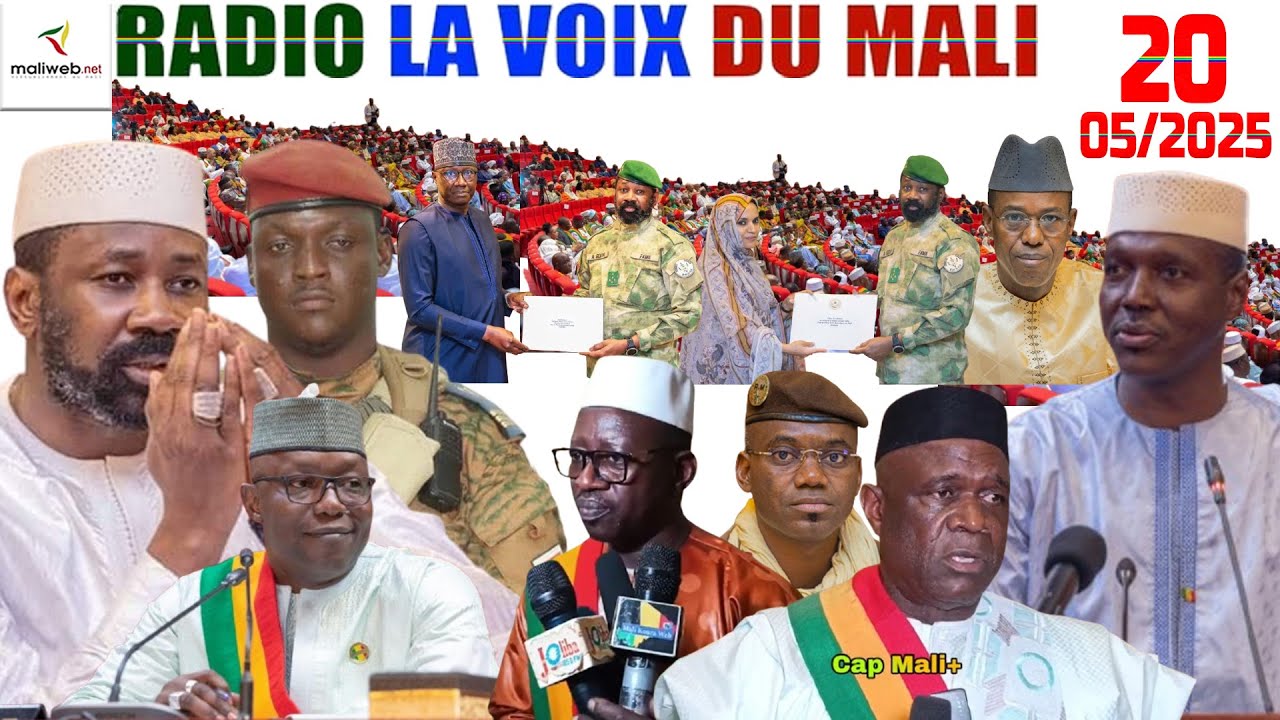 La Revue de Presse de la RADIO LA VOIX DU MALI du 20 Mai 2025