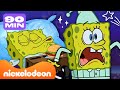 SpongeBob | 90 MINUTEN LANG nachtavonturen met SpongeBob! ? | Nickelodeon Nederlands