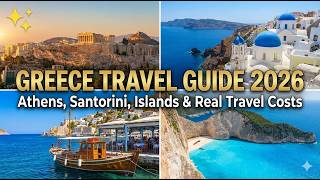 ✨ Greece Travel Guide 2026 | Athens, Santorini, Islands & Real Travel Costs #TravelItinerary