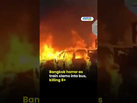 Deadly collision in Bangkok leaves 8+ feared dead