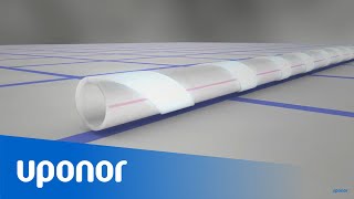 Uponor Klett for underfloor heating and cooling - German video