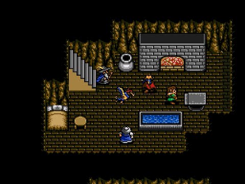 Let's Play Shining Force 2 Part 71 Exploring Dwarven Town