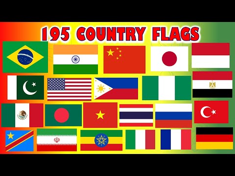 GUESS THE COUNTRY FLAG | PART 6/6 | 195 FLAGS | ENTERTAINMENT QUIZ
