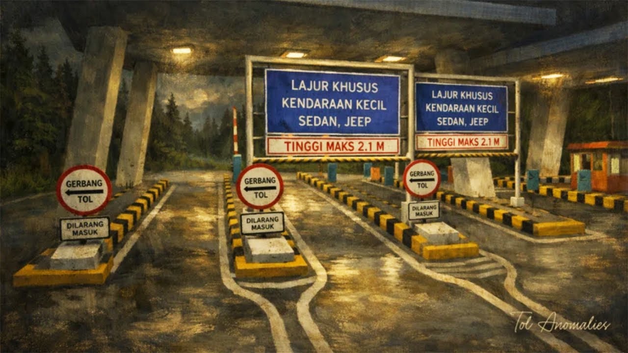 AKU JAGA TOL DI MALAM HARI NAMUN ADA YANG ANEH.... Tol Anomali