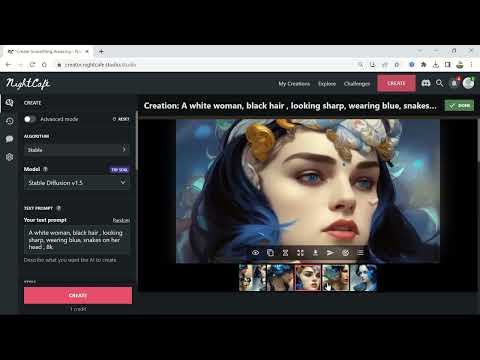 Night Cafe Tutorial Text To Image Ai Art Generators Masterclass